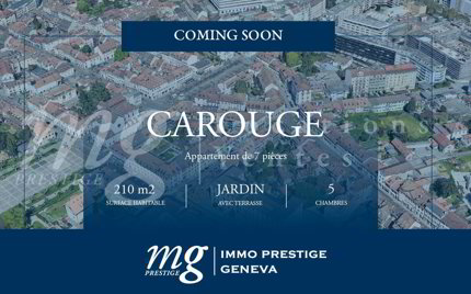 COMING SOON - MAGNIFIQUE APPARTEMENT DE 7P DANS LE VIEUX-CAROUGE 1/1