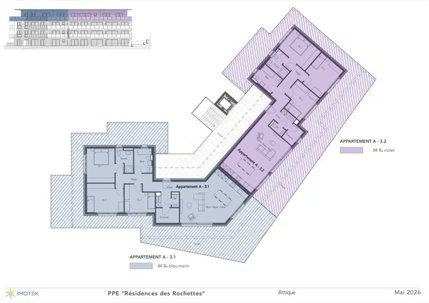 Attique de 4.5 pièces avec terrasse et jardin 1/5
