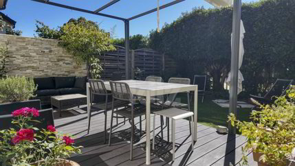 Superbe maison mitoyenne en demi-niveaux avec jardin 1/5