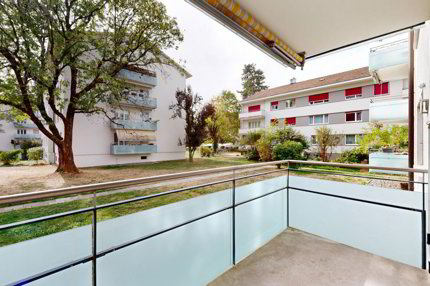 Helle 3-Zimmer-Wohnung im Hochparterre mit Balkon und Waschtrockner 1/5
