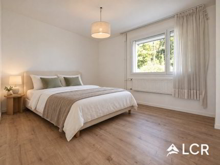 Bel appartement rénové de 4.5 pièces au coeur d'un secteur prisé / 3 CHB / 1 SDB / 1 Terrasse 1/5