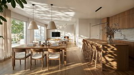 Jolie villa contigüe à construire (villa C) 1/5