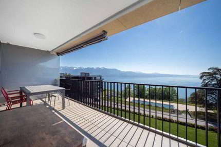 RARE 2.5 p avec grand balcon - Dernier étage - Vue plongeante sur le Lac 1/5
