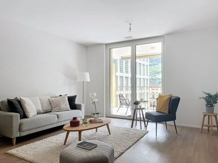 2.5 pièces disponible de suite dans le quartier Cour de Gare 1/5