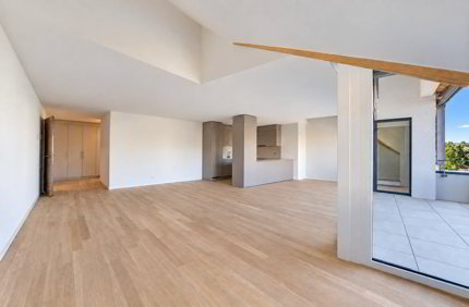 Spacieux séjour et grandes chambres pour ce 5.5 pièces en duplex 1/5