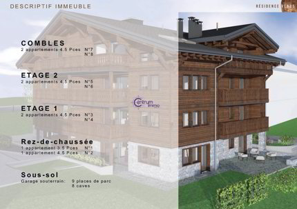 Appartement en vente à Morgins - Réf 109563648 1/5