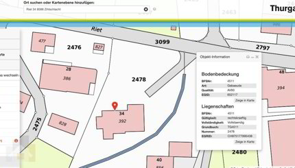 1'367 m2 Bauland in Zihlschlacht – Dorfzone D2 1/3
