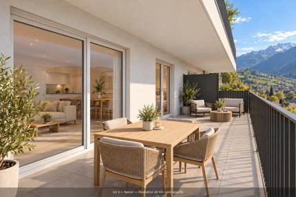 Les Jardins de Chelin (Flanthey); New 2.5 and 3.5-room apartments with south-facing balconies 1/5
