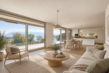 Spacieux appartement de 5,5 pièces avec vaste terrasse et vue sur le lac 1/5