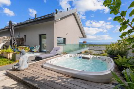 Villa contemporaine avec vue panoramique sur le Léman et les Alpes 1/5