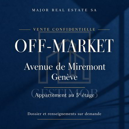 Champel – Appartement de 1,5 pièce avec vue dégagée - 5ème étage 1/1