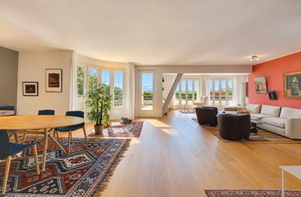 Appartement de 167 m² avec une terrasse de 153 m² en viager sans rente 1/5