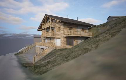 Mase - Projet de chalet de 3 appartements avec permis en force 1/5