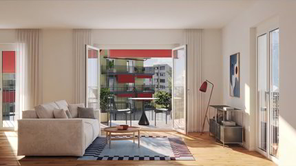 Erstbezug Etzelhof: Naturnah. Modern. Bestens verbunden. 1/5