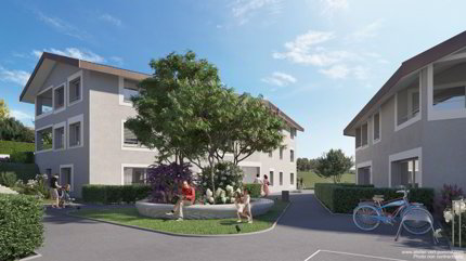 À vendre – Places de parc intérieures à Massonnens 1/5