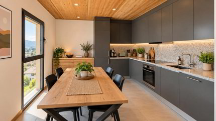 Superbe 3,5 pièces traversant de 91 m² avec terrasse et vue dégagée – Bramois 1/5