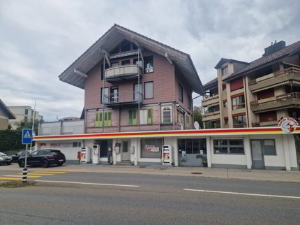 Wohn- und Geschäftshaus mit Gewerbeflächen - Thunstrasse 72, Spiez 1/1