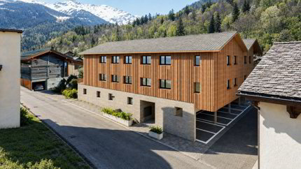 Nine apartments, the space of a house, the heart of a village 1/5